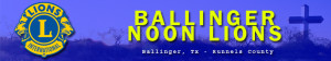 Ballinger Noon Lions