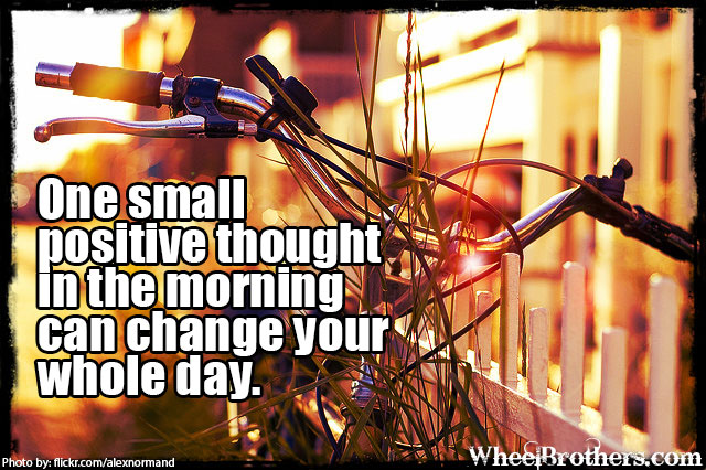 One small positive thought...